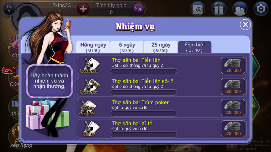 săn nhiệm vụ playcoc