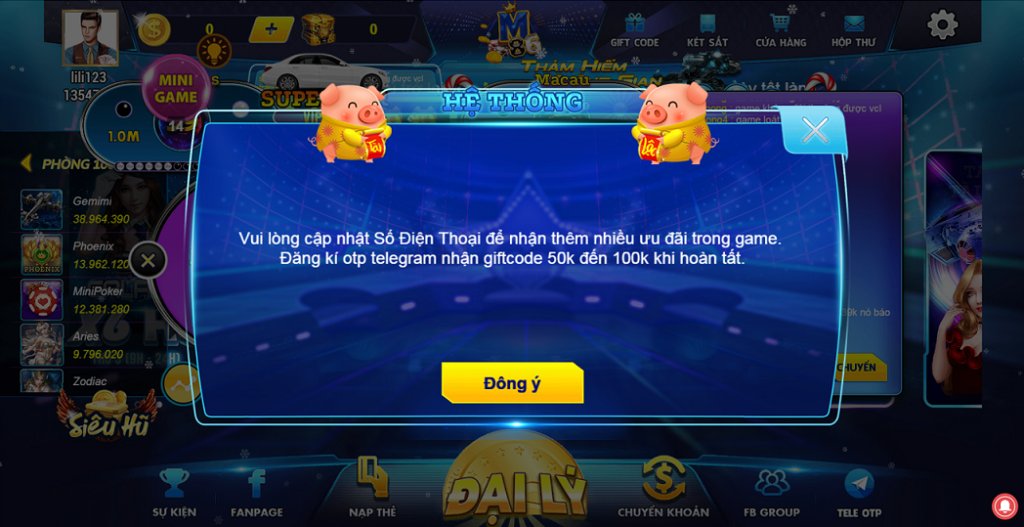 khuyến mãi tân thủ mir68