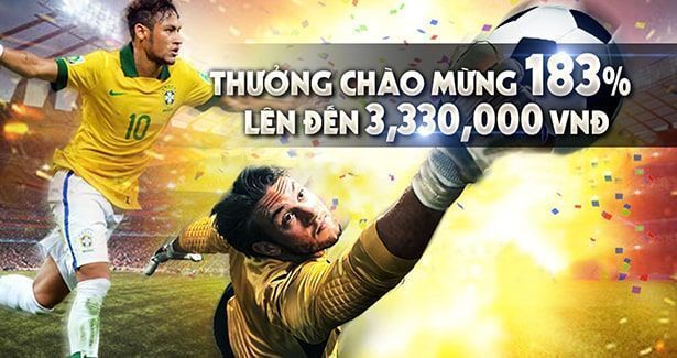Thưởng chào mừng 183% nhà cái H3bet