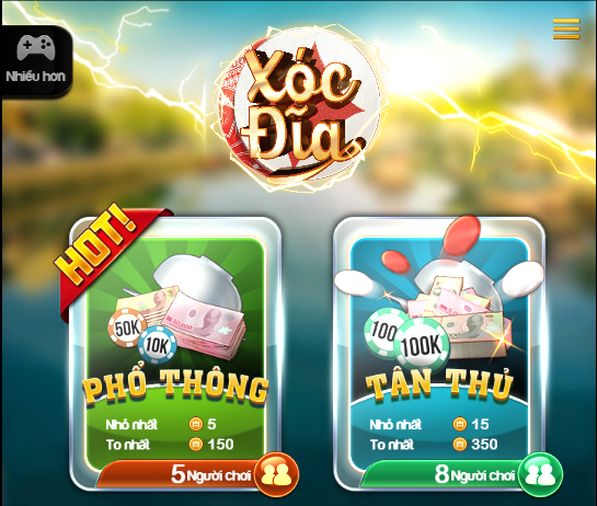 xóc đĩa gametoping