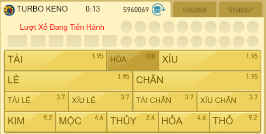 Thắng Keno Dễ Dàng Tại VWin