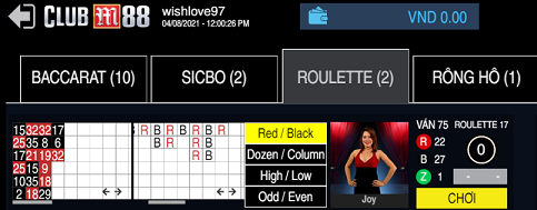 Nhập Môn "Bí Quyết" Thắng Lớn Roulette Cùng M88