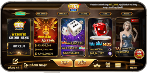 Tỷ lệ đổi thưởng tại cổng game Hitclub là 1:1